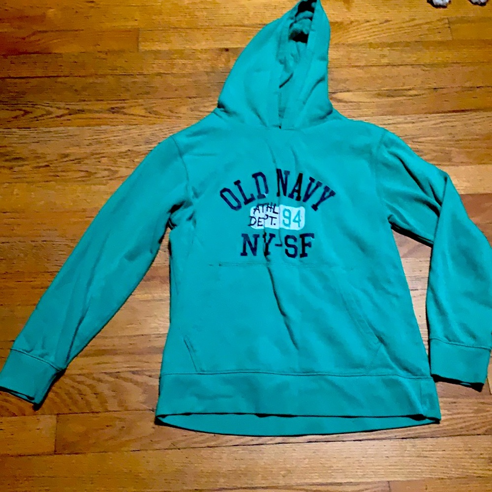 Boys Green Old Navy Sweatshirt Size YL (10-12)